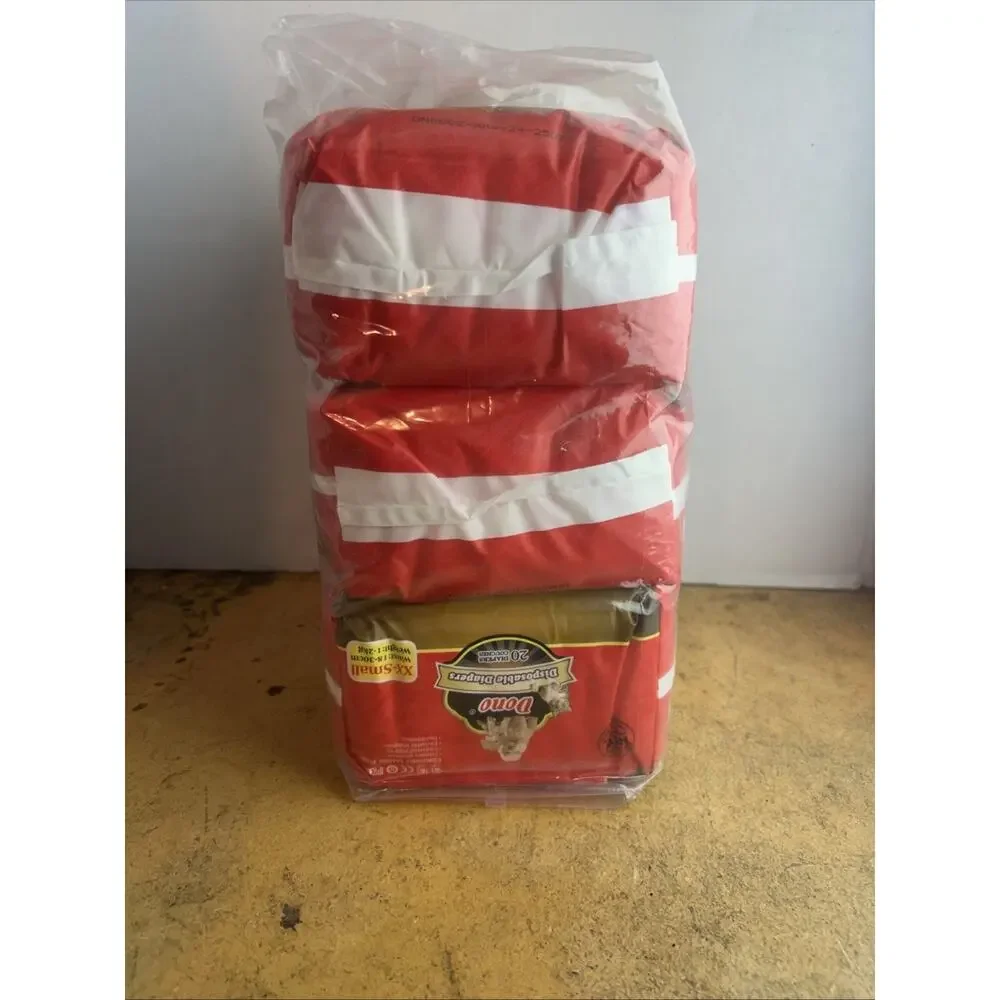 Dono Pet Dog/Cat Disposable Diapers, XXSmall, 60 Count, NWT in Sealed Pkgs